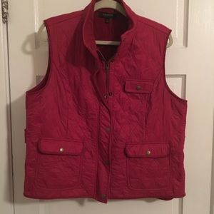 Talbots quilted vest